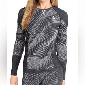 ODLO Blackcomb Eco Crew Neck Long-Sleeve Top Women’s Small Running